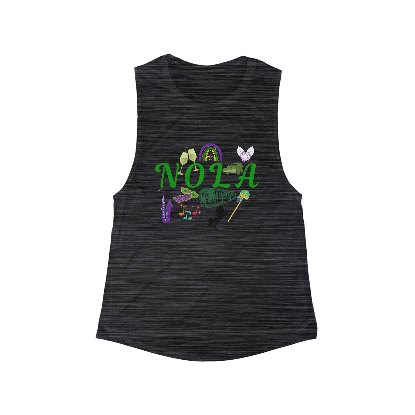 New Orleans Louisiana | Women’s Flowy Scoop Muscle Tank | True North