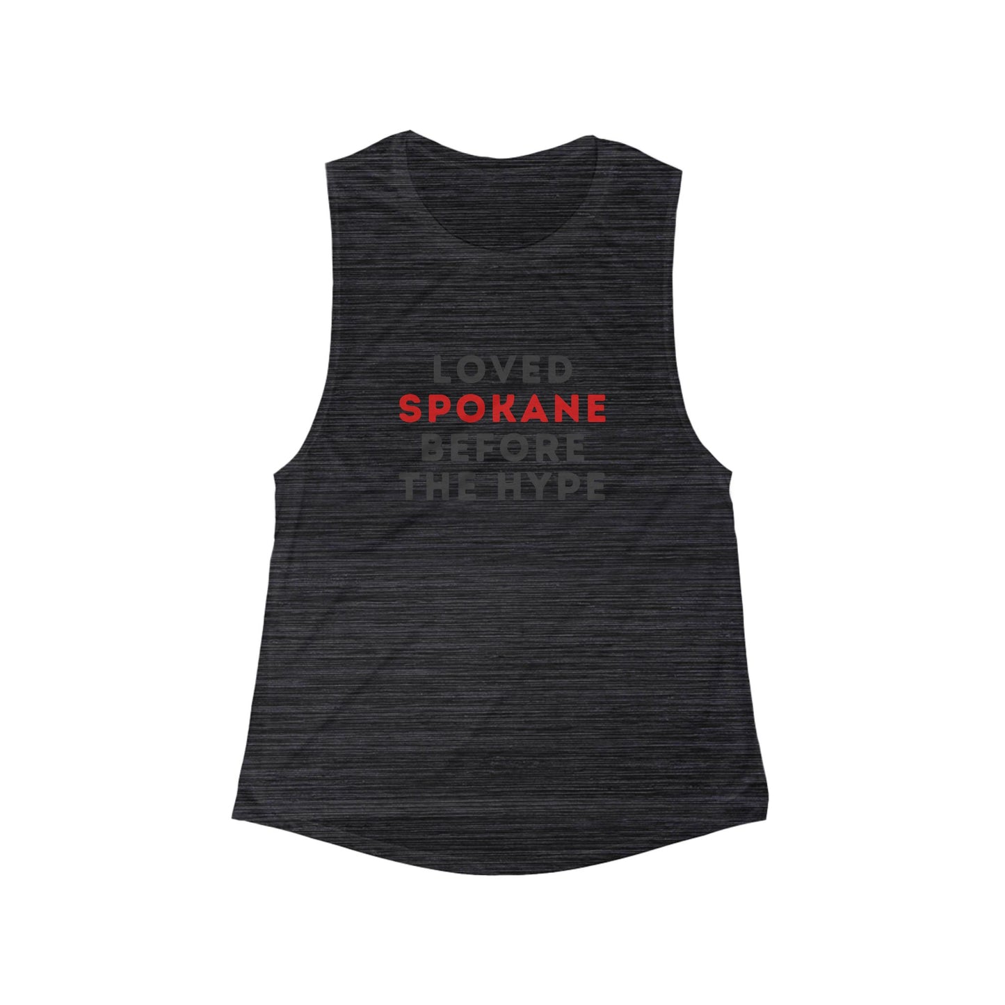 Loved Spokane Before the Hype Tank Top — Women's City Pride Muscle Tank