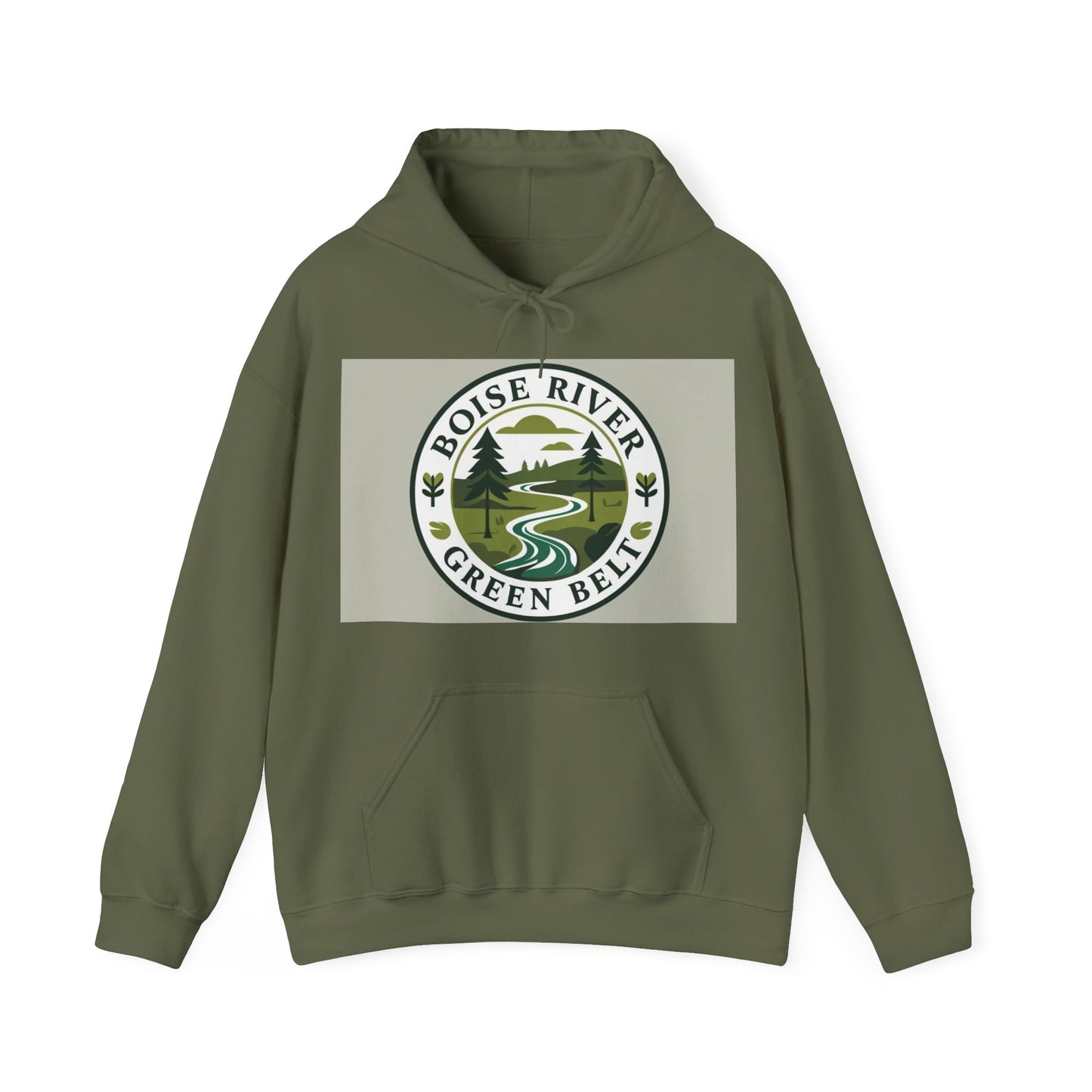 Boise River Greenbelt Hoodie — Scenic Outdoor Trail Sweatshirt