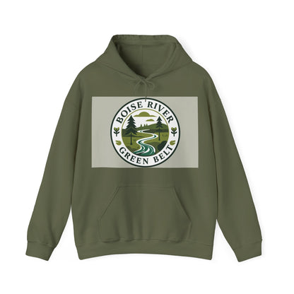 Boise River Greenbelt Hoodie — Scenic Outdoor Trail Sweatshirt