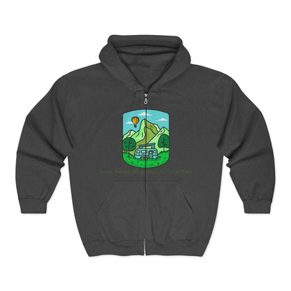 Great Smoky Mountains Zip Hoodie | National Park Adventure Wear | True North