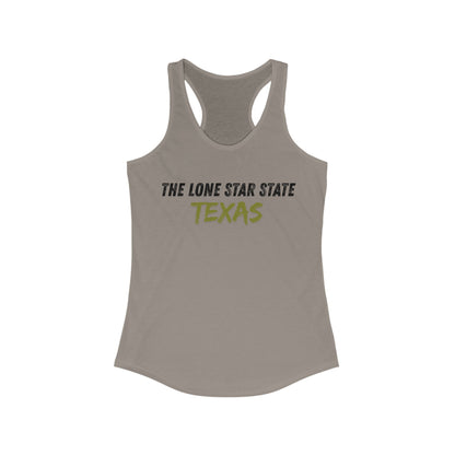 The LONE STAR STATE TEXAS | Women’s Ideal Racerback Tank | True North