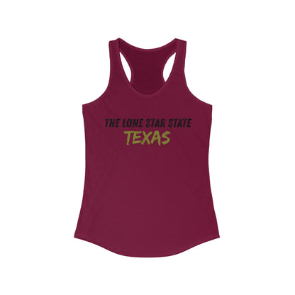The LONE STAR STATE TEXAS | Women’s Ideal Racerback Tank | True North