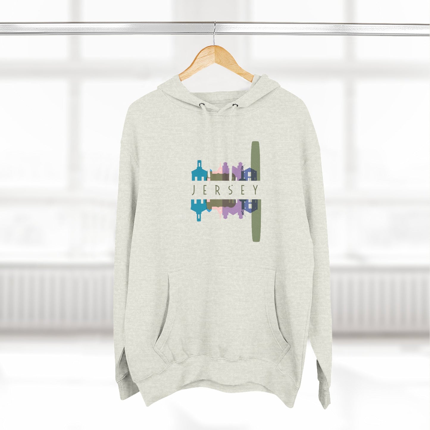 Three-Panel Fleece Hoodie  | Cozy Layer | True North