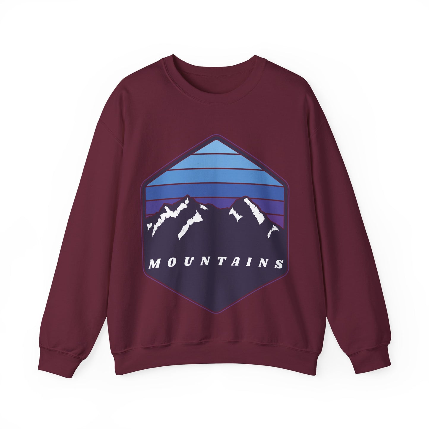 Mountain Adventure Crewneck Sweatshirt | Cozy Nature Vibes | True North