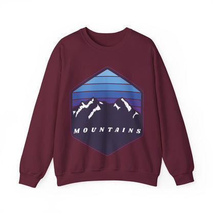 Mountain Adventure Crewneck Sweatshirt | Cozy Nature Vibes | True North