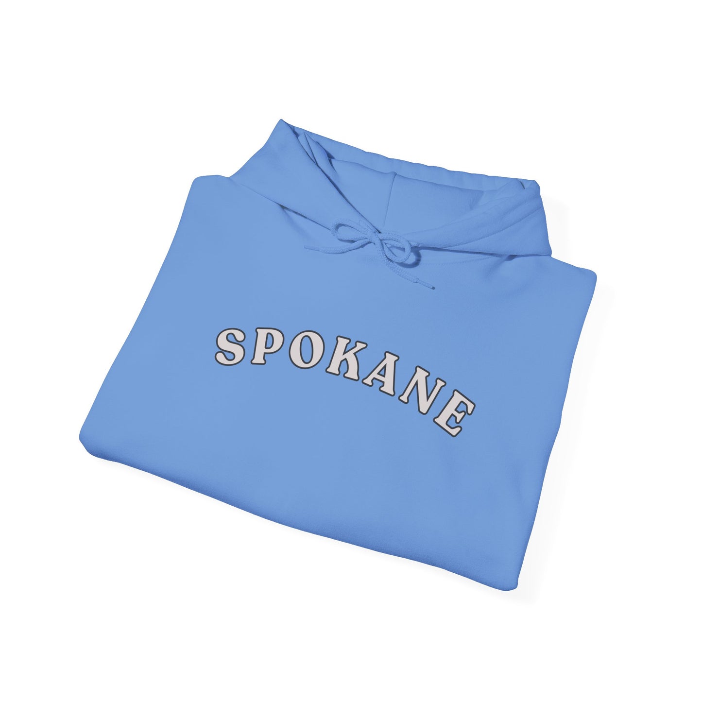 Spokane Arch Logo Hoodie — Minimal City Sweatshirt