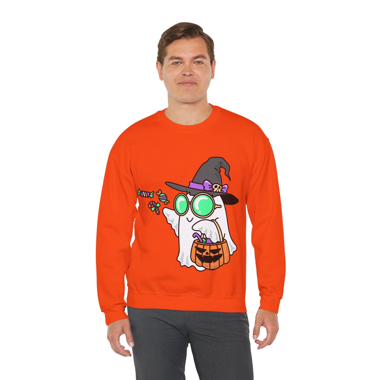 Halloween Ghost Crewneck Sweatshirt | True North