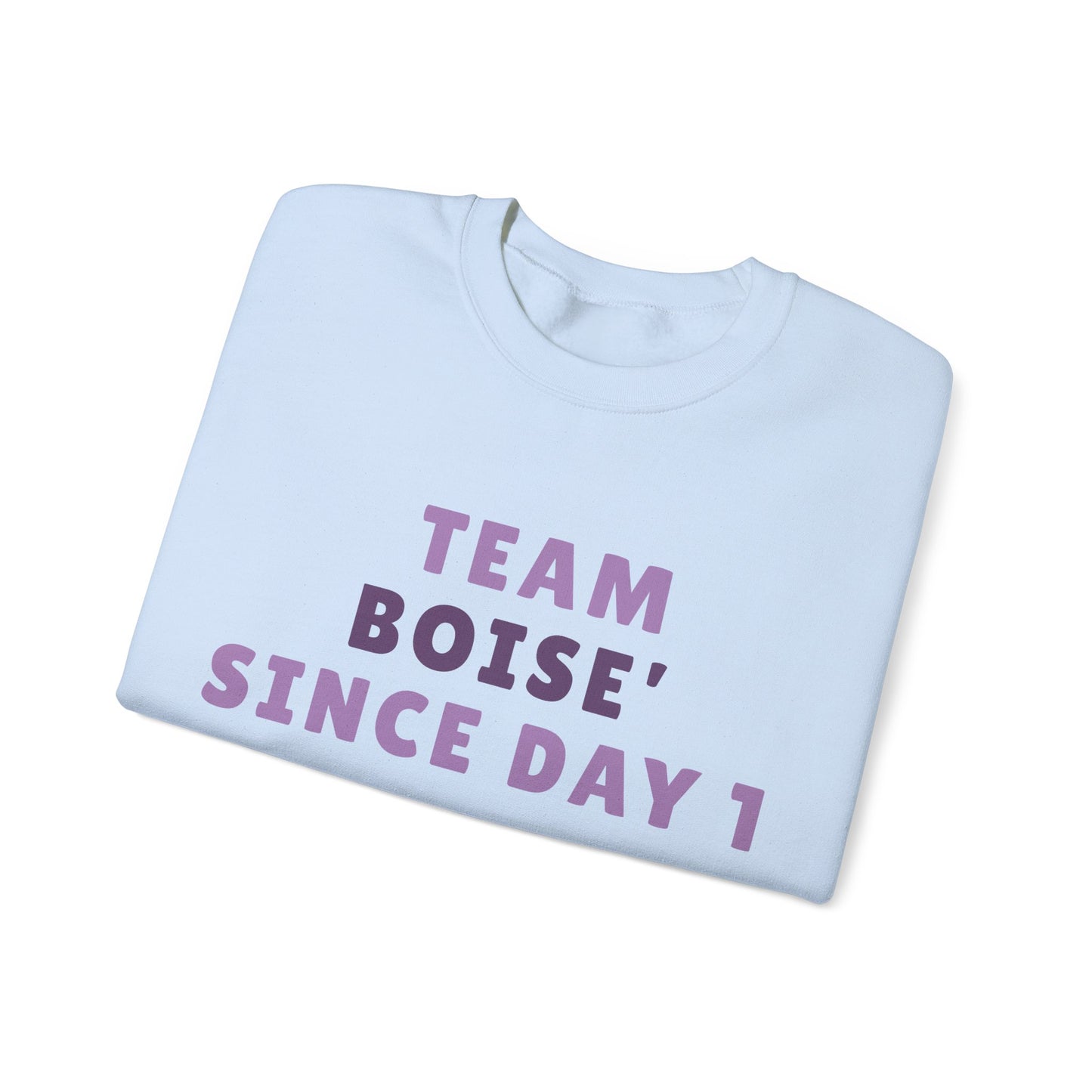 Black Crewneck Sweatshirt — Classic Unisex Heavy Blend Crewneck boise