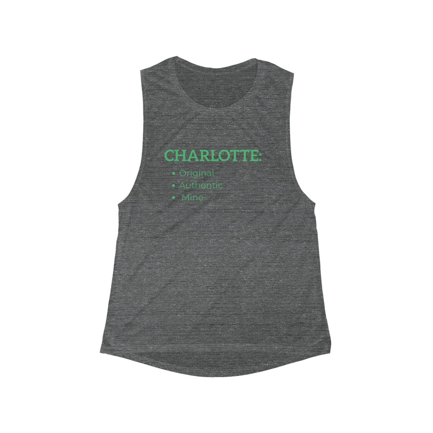 Charlotte | Women’s Flowy Scoop Muscle Tank | True North