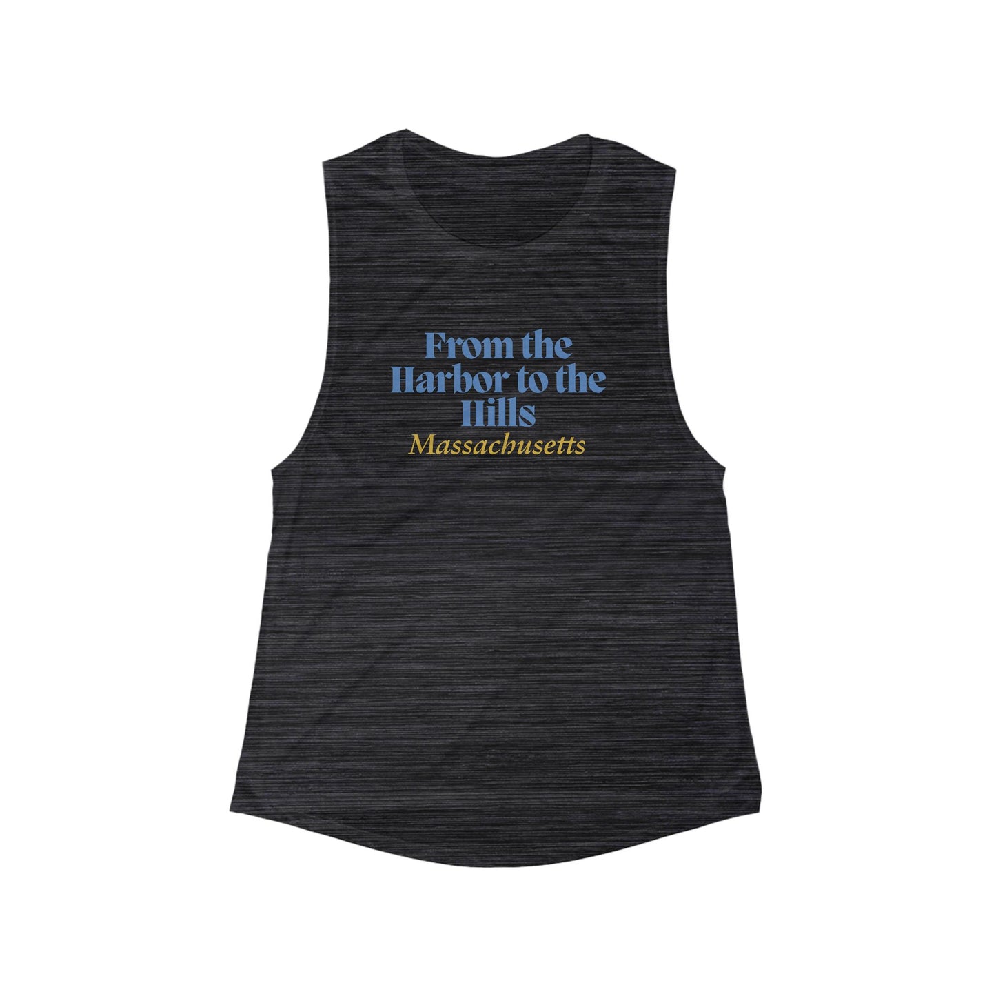 From the Harbor to the Hills Massachusetts | Women’s Flowy Scoop Muscle Tank | True North