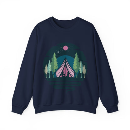 Camping Adventure Crewneck Sweatshirt |  Outdoor Lovers | True North