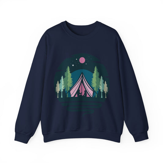 Camping Adventure Crewneck Sweatshirt |  Outdoor Lovers | True North