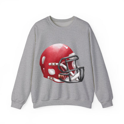 Football Helmet Crewneck Sweatshirt | Athletes and Game Day | True North