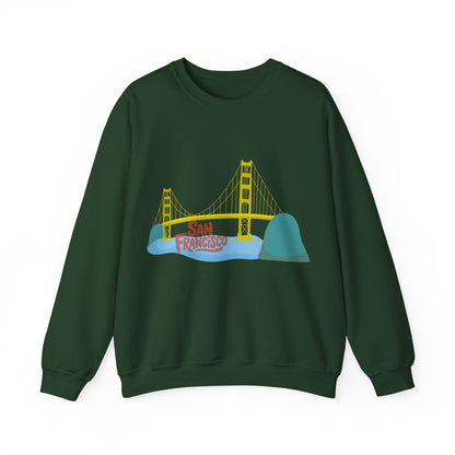 San Francisco Bridge Sweatshirt | California Travel Souvenir | True North