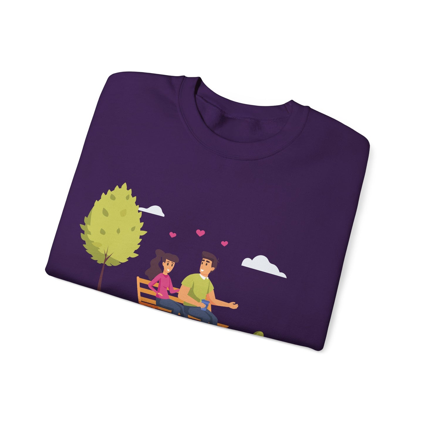 Cute Couple Crewneck Sweatshirt | Cozy Relationship Apparel | True North