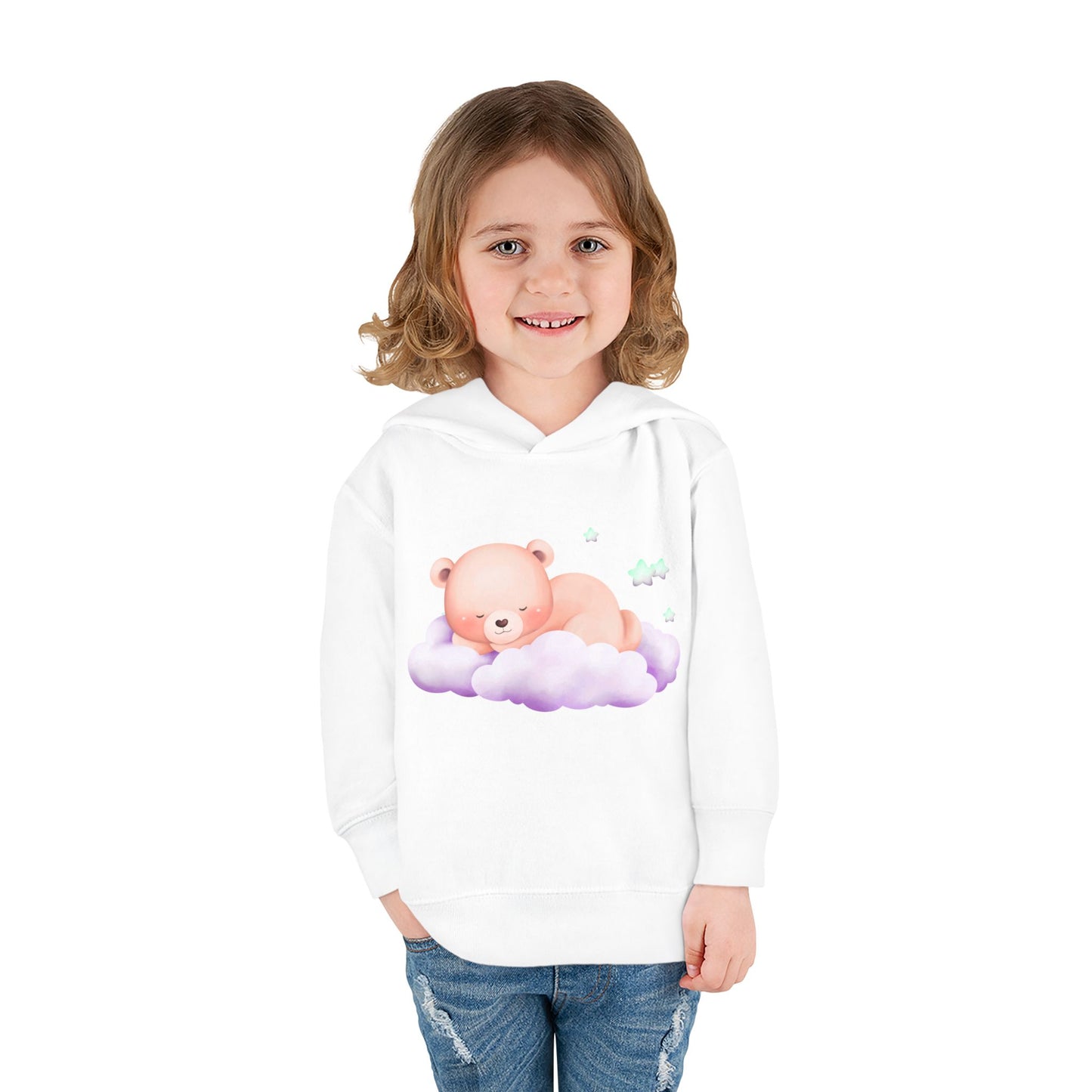 Adorable Bear Design Fleece Hoodie | Nursery Outfit | True North