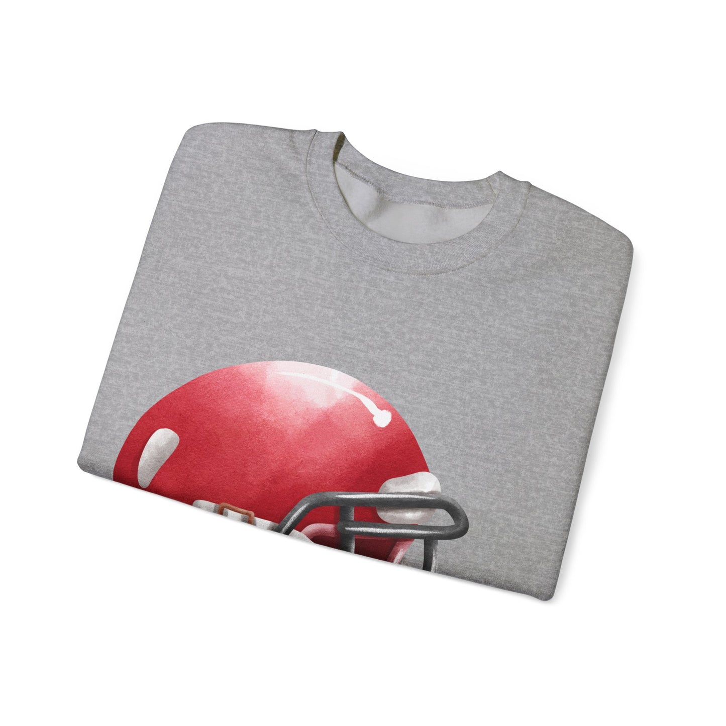 Football Helmet Crewneck Sweatshirt | Athletes and Game Day | True North