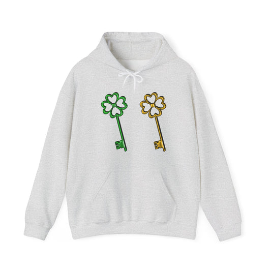 Charming Keys Hooded Sweatshirt | St. Patrick's Day Pullover | True North
