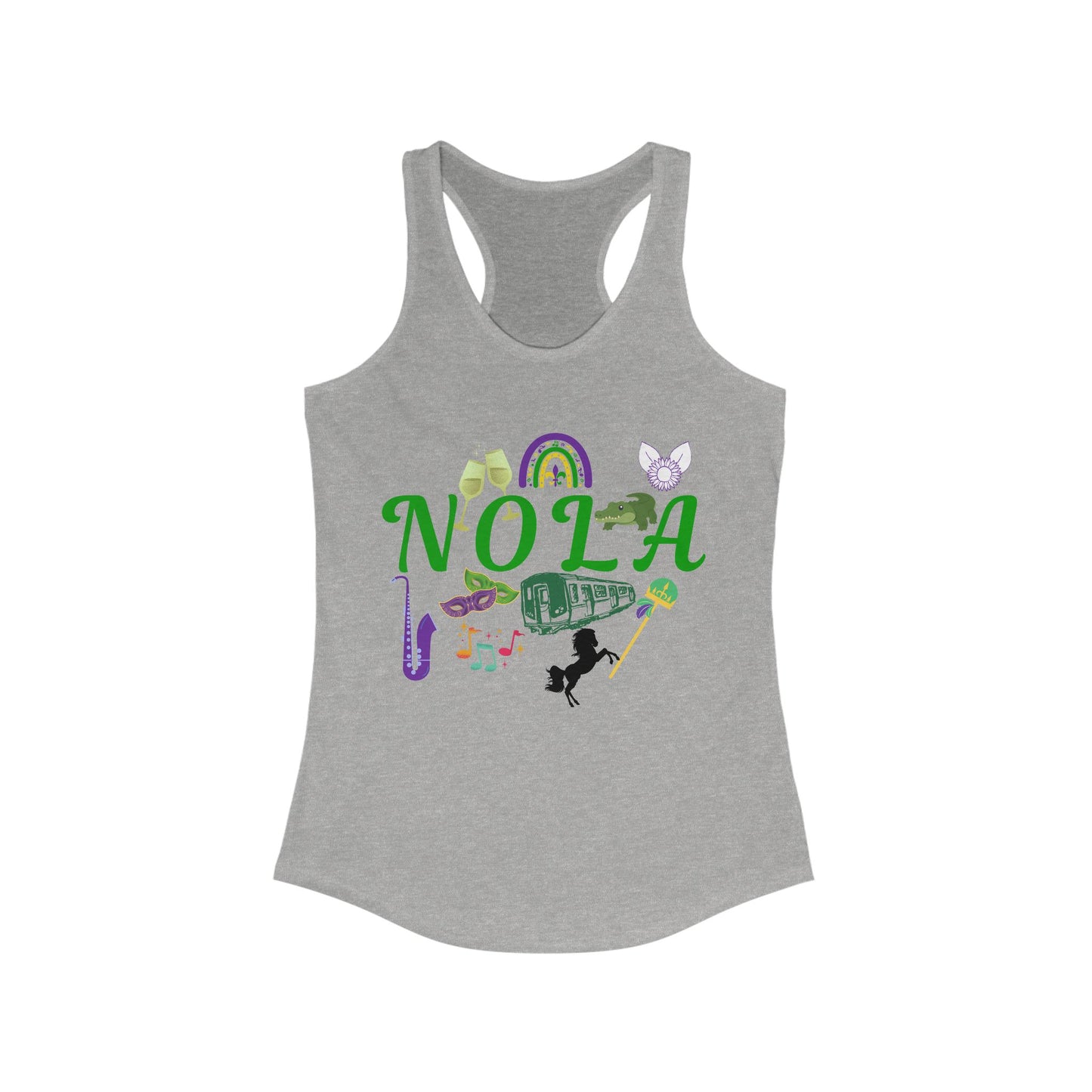 New Orleans “NOLA” | Women’s Ideal Racerback Tank | True North