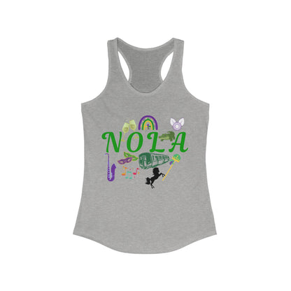New Orleans “NOLA” | Women’s Ideal Racerback Tank | True North