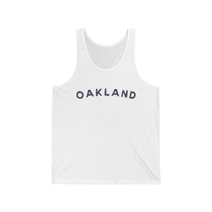 Oakland Minimalist Men/Unisex Tank Top | Classic Soft Feel | True North