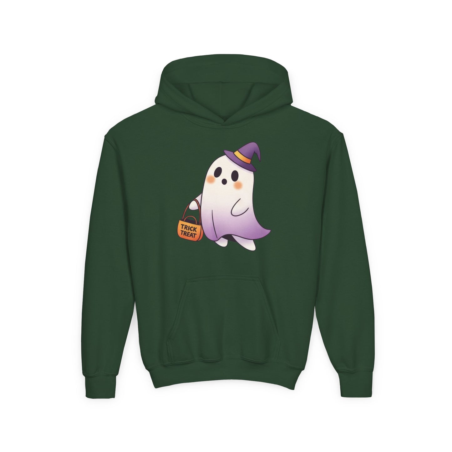 Youth Ghost Hoodie for Halloween | Comfy Fall Sweatshirt | True North