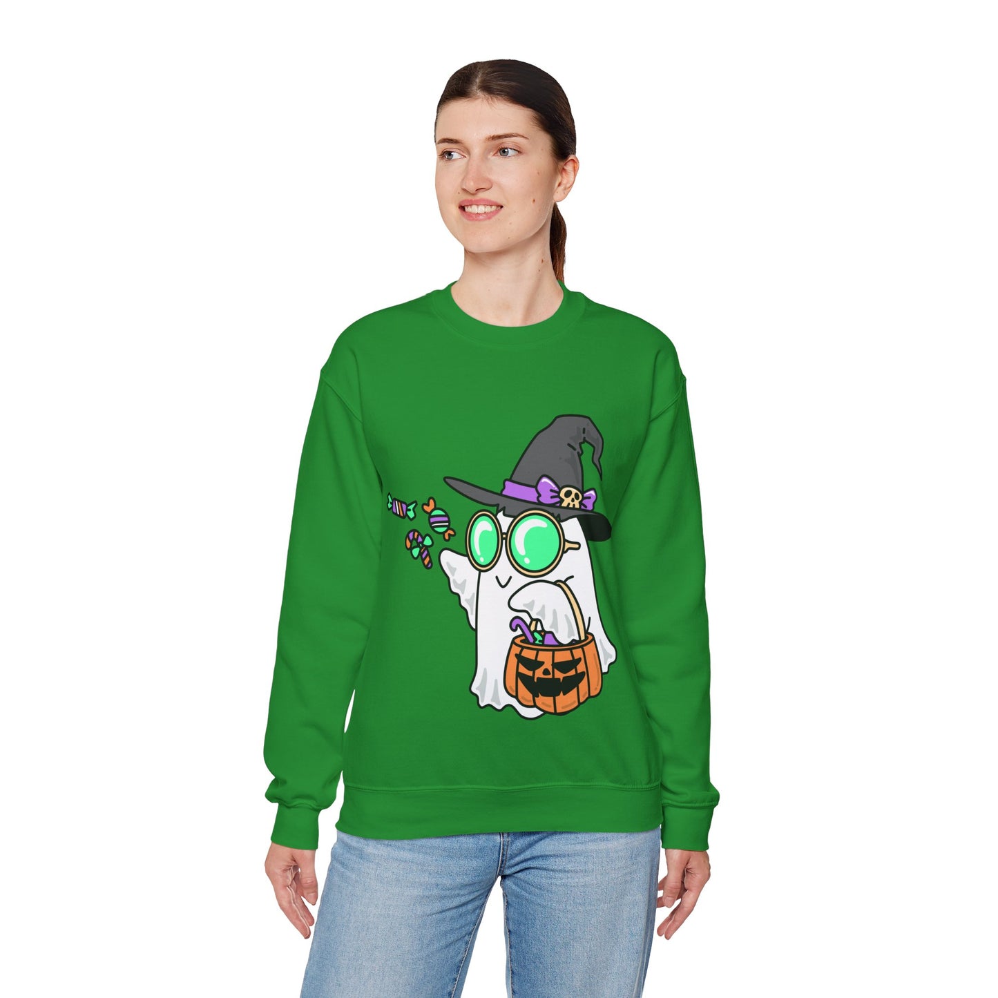 Halloween Ghost Crewneck Sweatshirt | True North