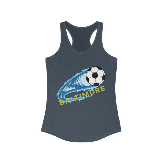 Baltimore Soccer | Women’s Ideal Racerback Tank | True North
