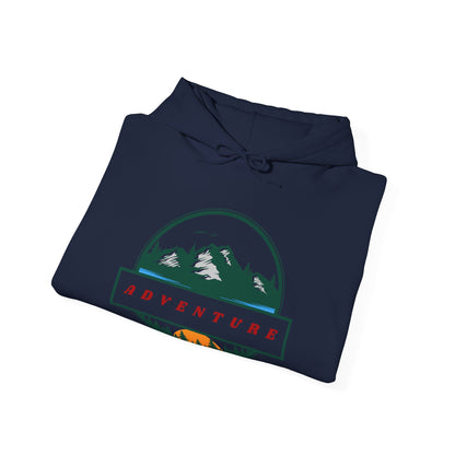 Adventure-Themed Hooded Sweatshirt | Cozy Hoodie for Outdoor Enthusiasts | True North