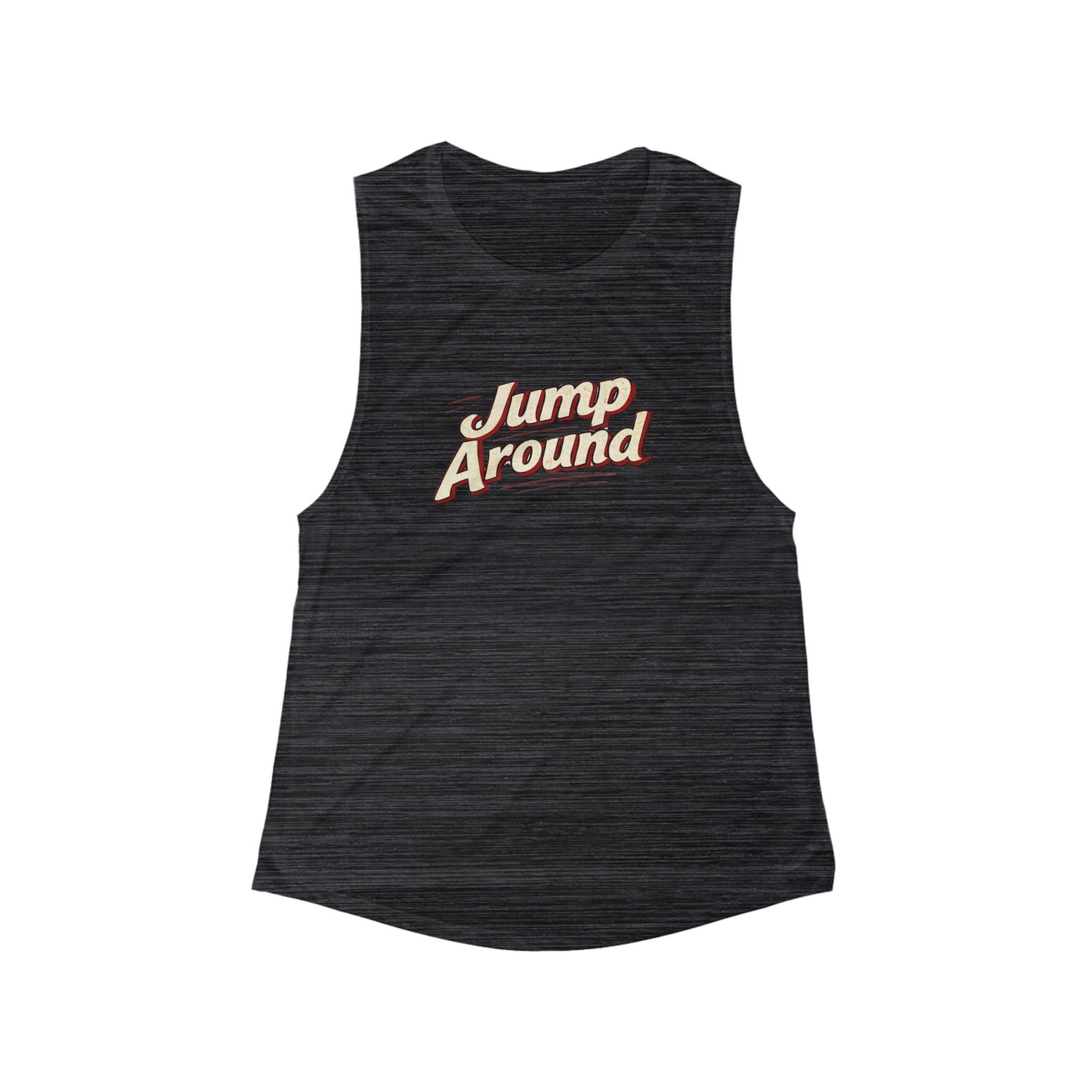 Jump Around Women Flowy Scoop Muscle Tank Top | Soft Premium Fit | True North