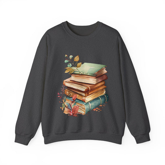 Book Lover's Crewneck Sweatshirt | Autumn Literary Sweatshirt  | True North