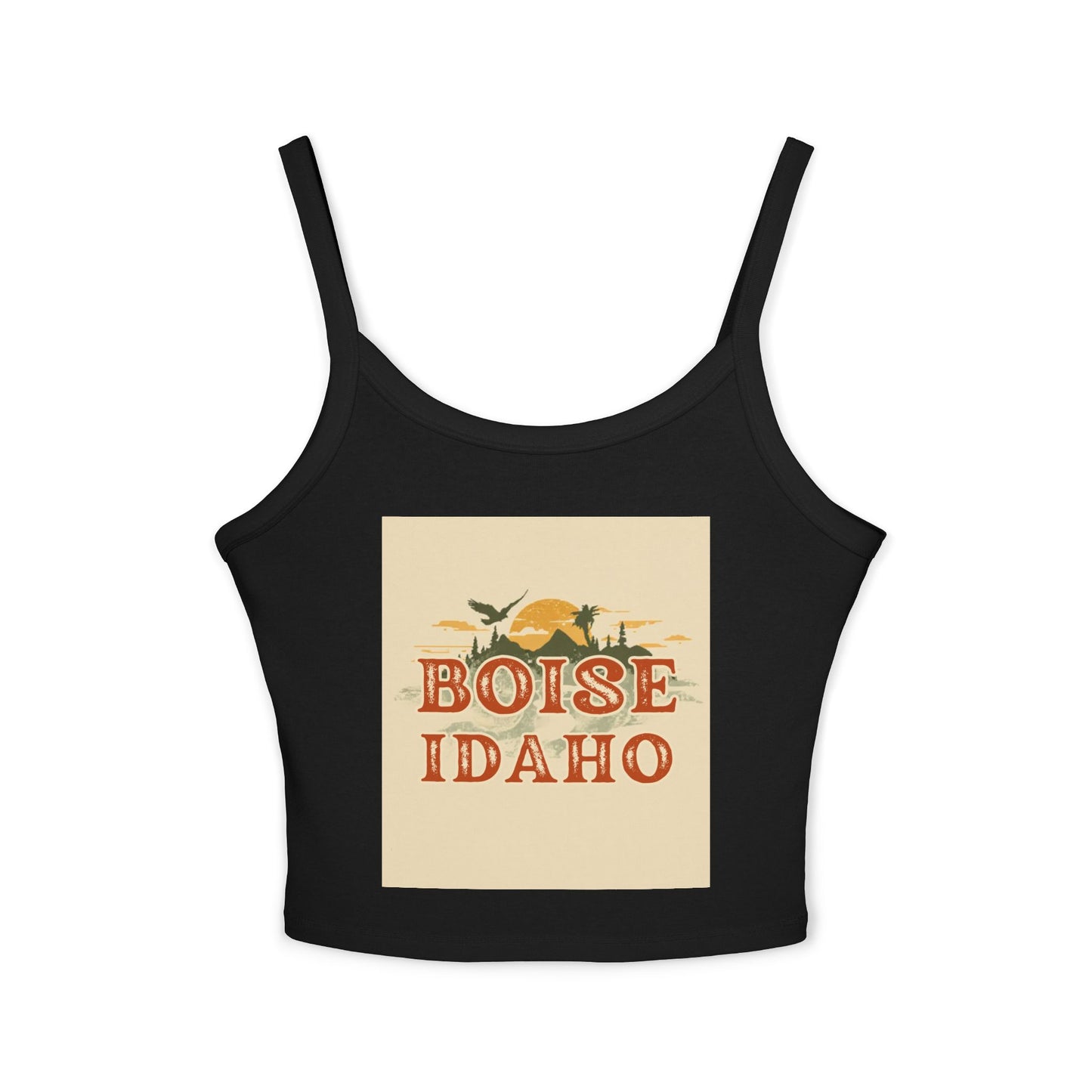 Boise Idaho Vintage Sunset Tank