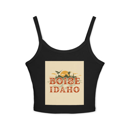 Boise Idaho Vintage Sunset Tank