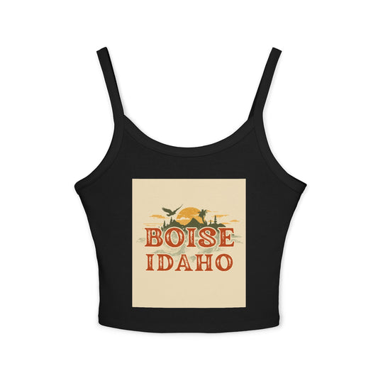 Boise Idaho Vintage Sunset Tank
