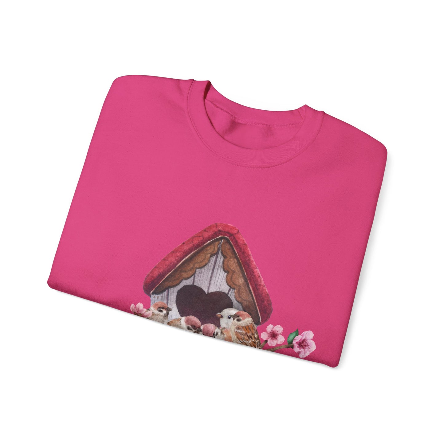 Cozy Birdhouse Crewneck Sweatshirt | Heavy Blend Pullover | True North