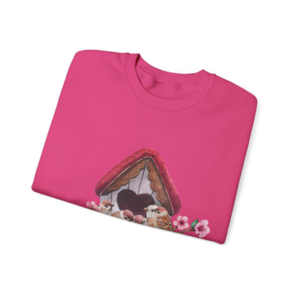 Cozy Birdhouse Crewneck Sweatshirt | Heavy Blend Pullover | True North