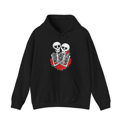 Romantic Skeletons Hoodie | Halloween Fall Fashion | True North