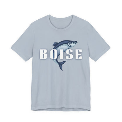 Boise Trout Graphic Tee — Fish Logo Short Sleeve T-Shirt