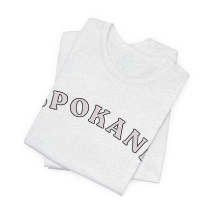 Spokane Retro Arch T-Shirt — Vintage College Style Tee