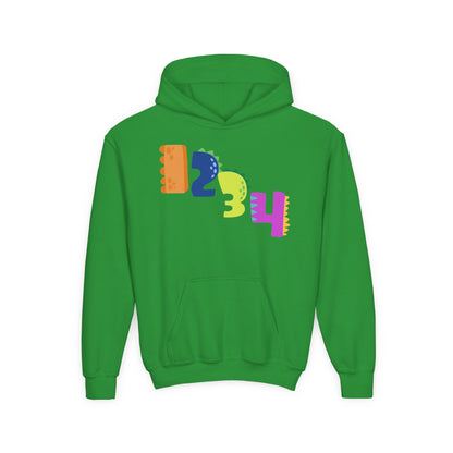 Dinosaur Birthday Sweatshirt | Fun Math Learning, Party Attire | True North