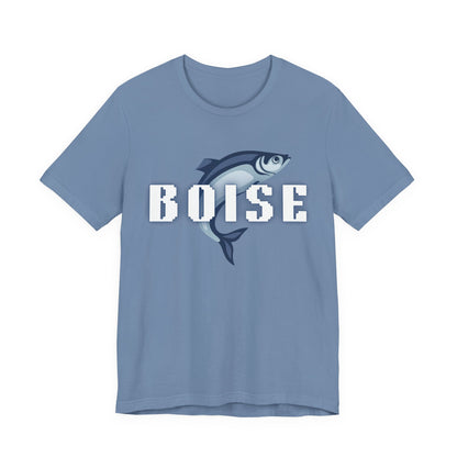 Boise Trout Graphic Tee — Fish Logo Short Sleeve T-Shirt