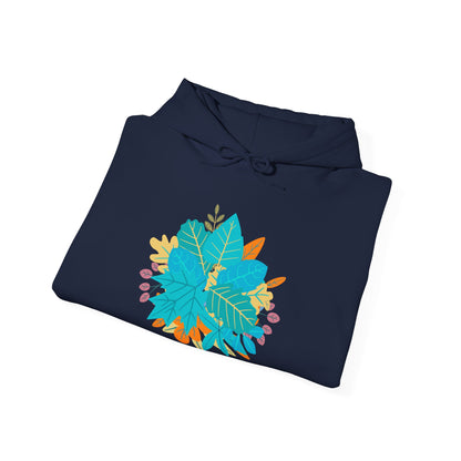 Vibrant Floral Hooded Sweatshirt | Cozy Pullover | True North