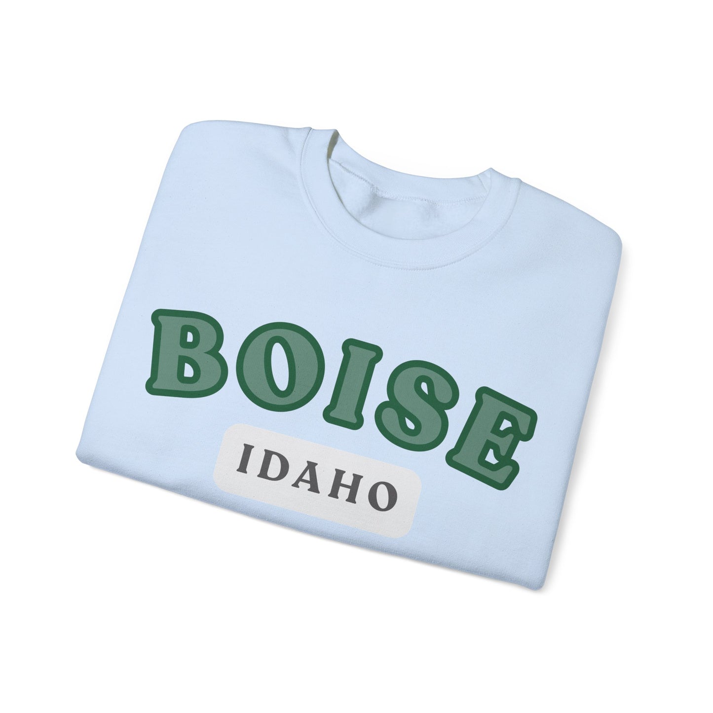 Classic White Crewneck Sweatshirt boise