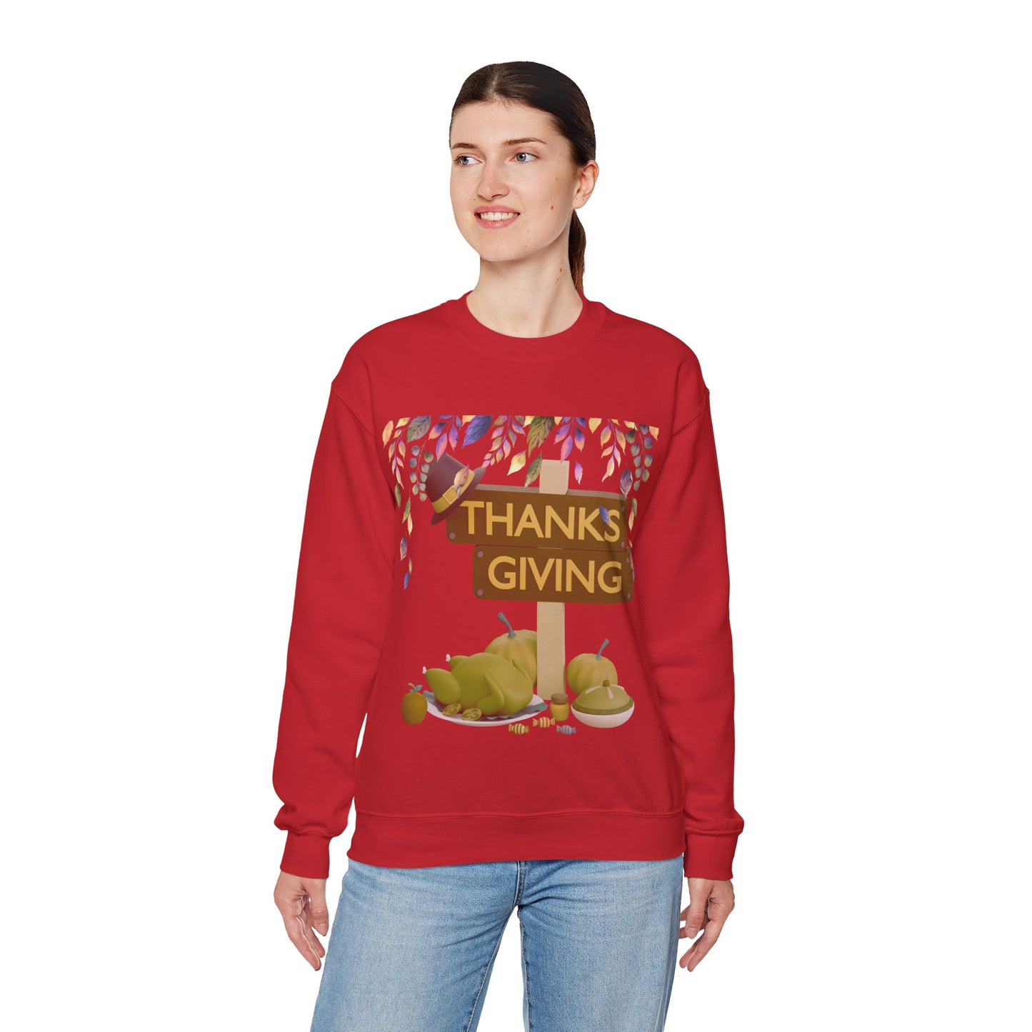 Thanksgiving Vibes Crewneck Sweatshirt | Thanksgiving Sweater | True North