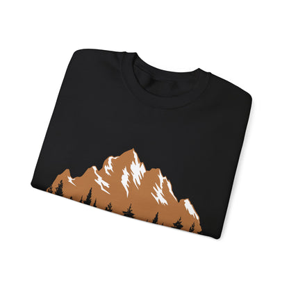 Mountain Reflection Crewneck Sweatshirt | Adventure and Travel | True North