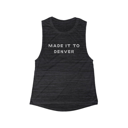 Made It to Denver | Women’s Flowy Scoop Muscle Tank | True North