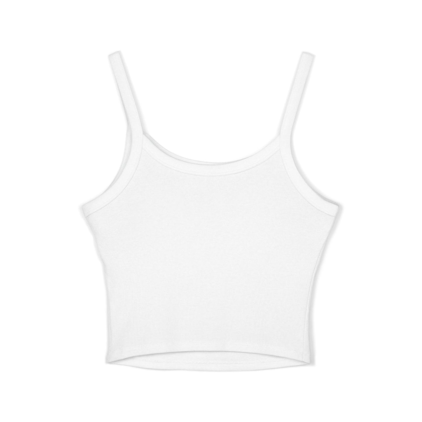 Idaho State Seal Crop Tank Top — Women's Spaghetti Strap Idaho Flag Design BOISE