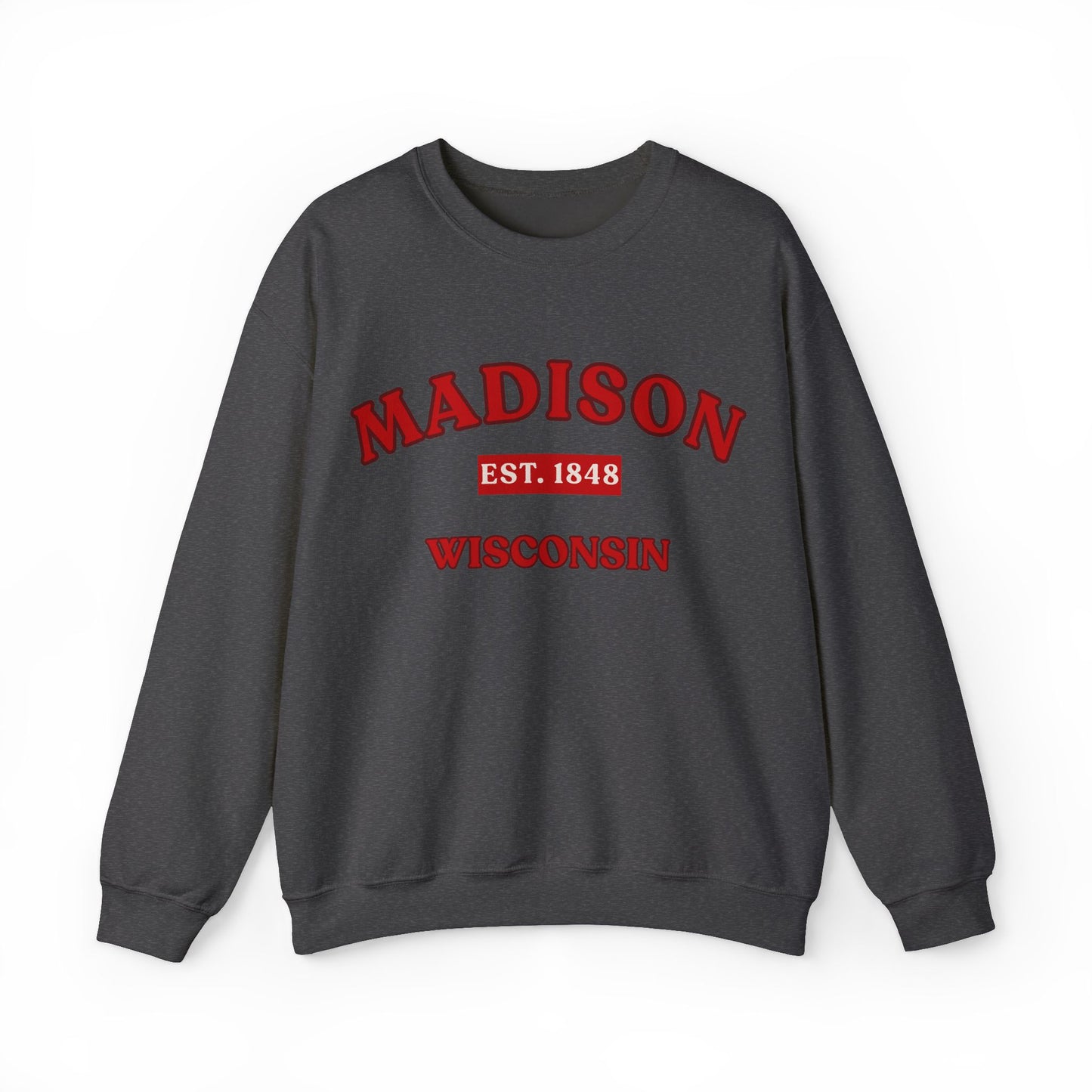 Madison Wisconsin EST. 1848 Unisex Sweatshirt | Soft Cotton Fit | True North