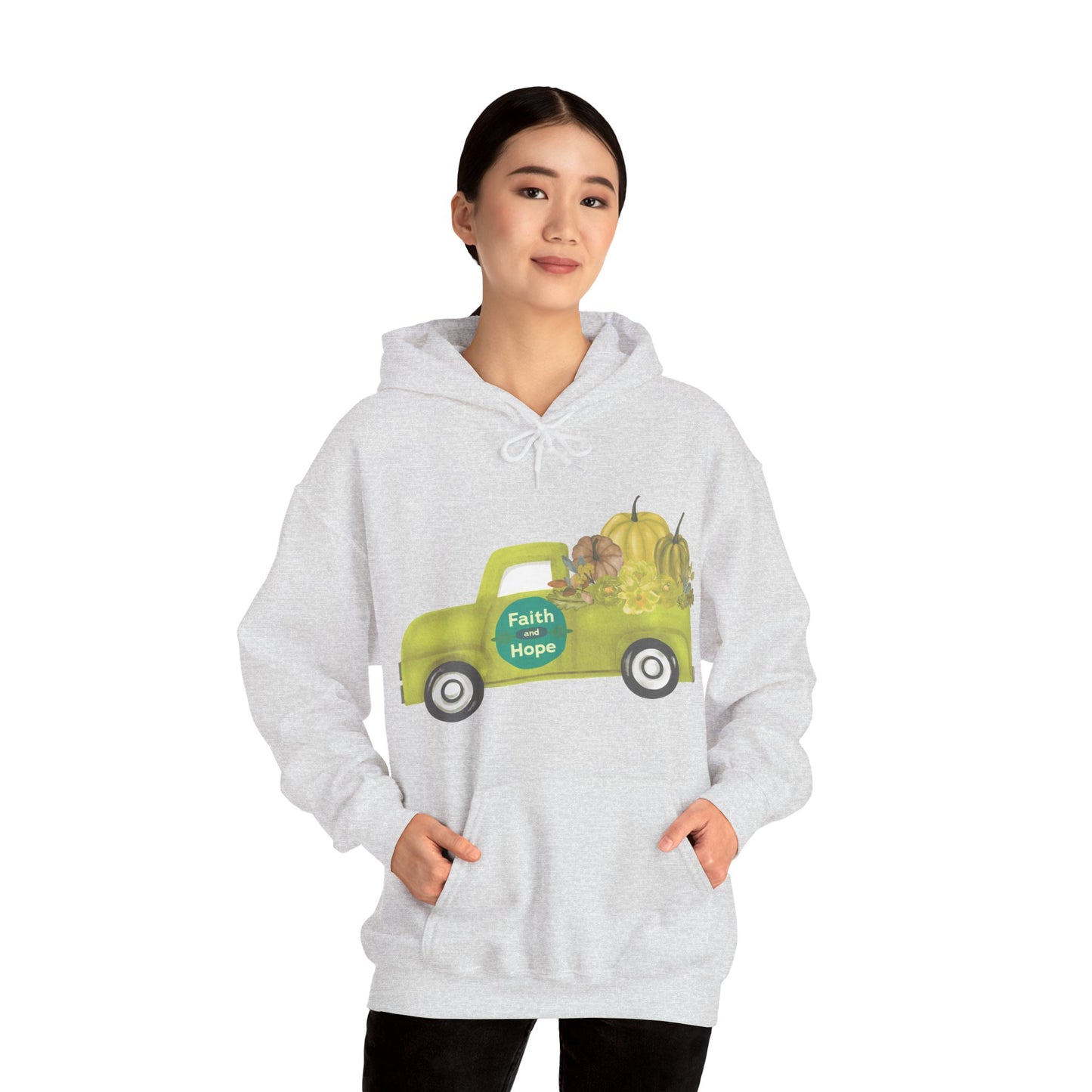 Faith & Hope Vintage Truck Hoodie | Autumn Wardrobe | True North